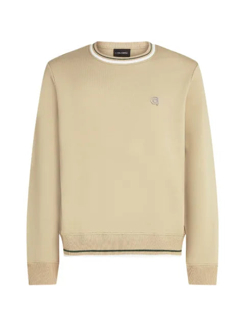 Karl Lagerfeld Ikon stripe detail sweatshirt