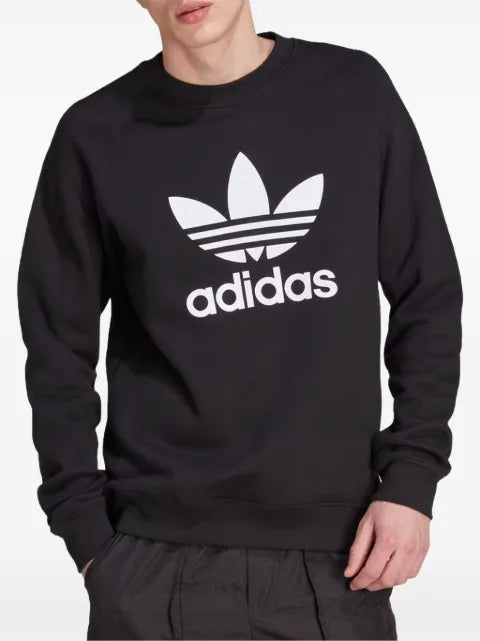 adidas Trefoil logo-print sweatshirt