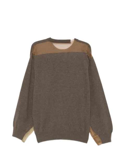 Magliano sweater with a layered design with Mesh