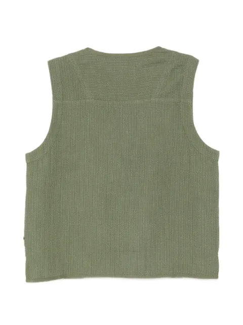 Maharishi textured multi-pocket gilets