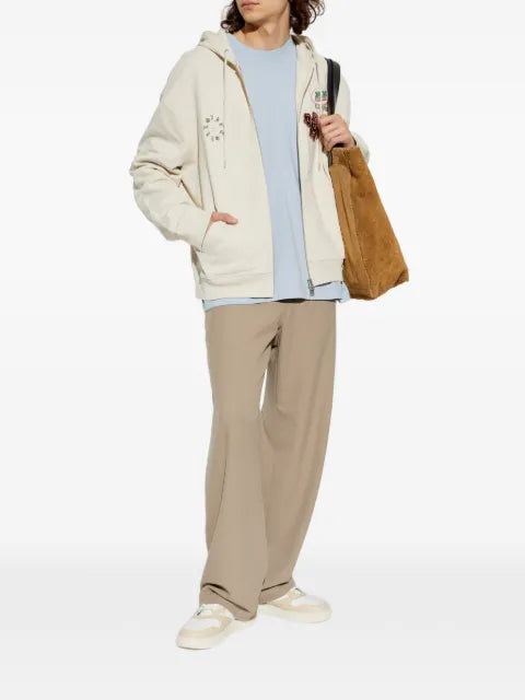 AllSaints Patcher patch-embellished zip-up hoodie