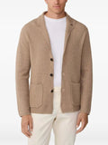 Hackett London waffle-stitch cardigan