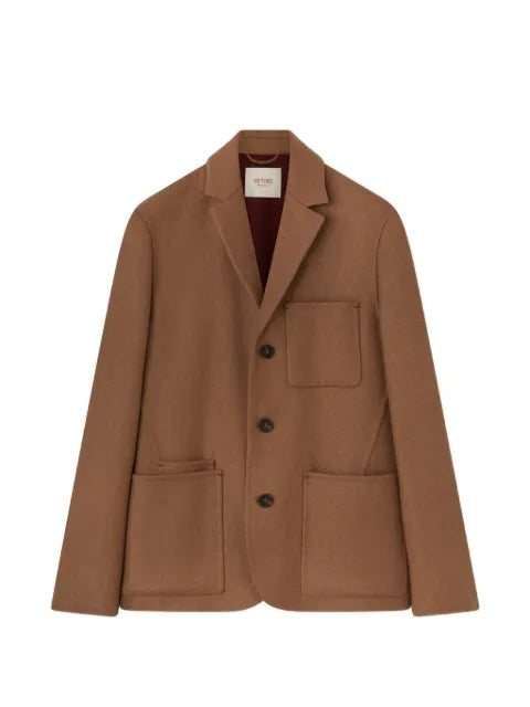 RETORI double finishing bicolor with needle pin detail blazer