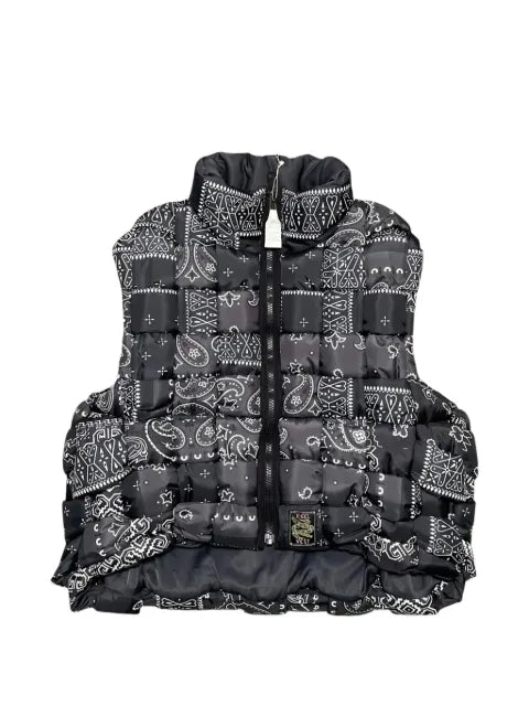 KAPITAL bandana-print quilted gilet