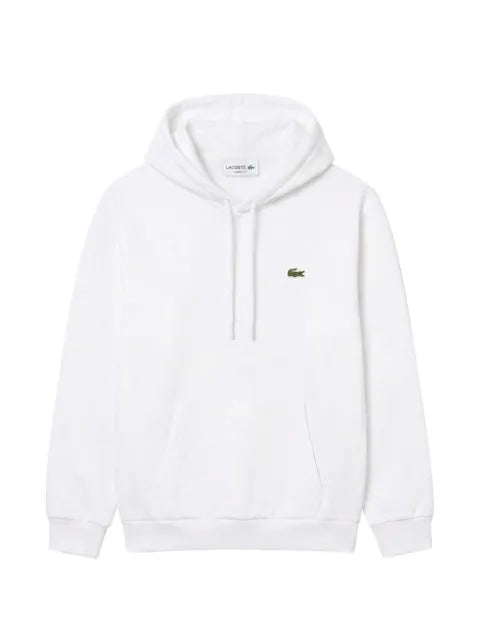 Lacoste logo-patch drawstring hoodie