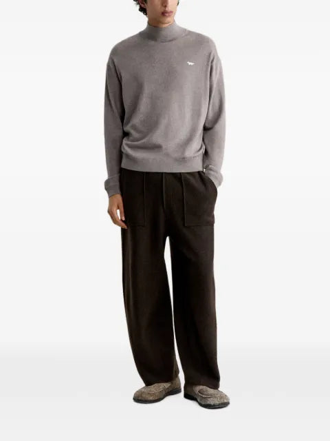Maison Kitsuné Profile Fox high-neck sweater