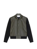 Givenchy mix material blouson with Givenchy Paris patch