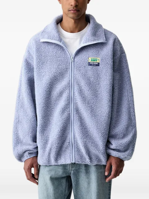 American Vintage logo-patch zip-up sweatshirt