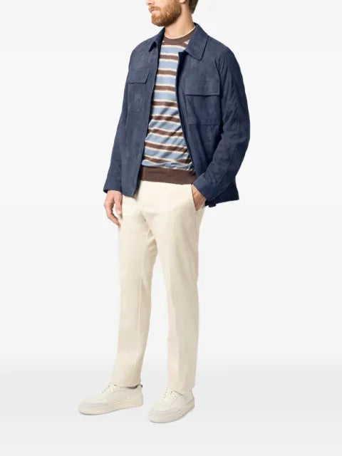 Paul & Shark Aqualeather suede jacket