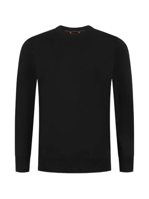 Parajumpers logo-patch crew-neck sweater