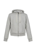 CEDARWOOD logo-embroidered zip-up hoodie