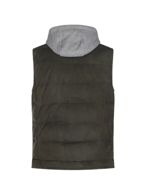 Eleventy quilted hooded gilet