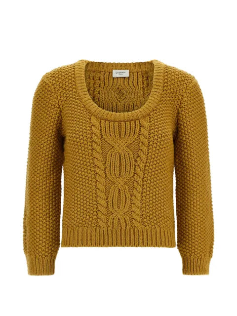 Saint Laurent wool cable-knit sweater