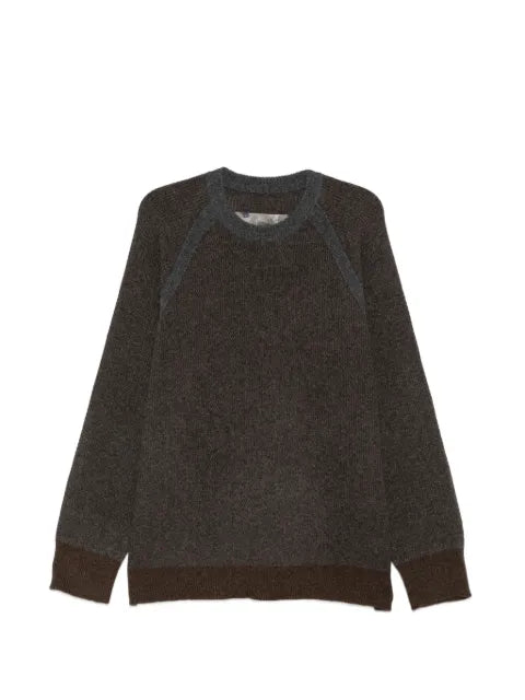 Ziggy Chen raglan-sleeve braided-cord sweater