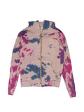 RHUDE tie-dye zip-up hoodie
