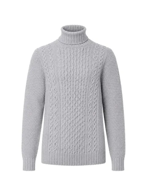 Drumohr cable-knit roll-neck sweater