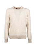 BROOKSFIELD waffle-knit crew-neck sweater