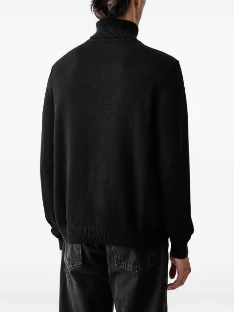 Armani Exchange roll-neck ribbed-trim sweater