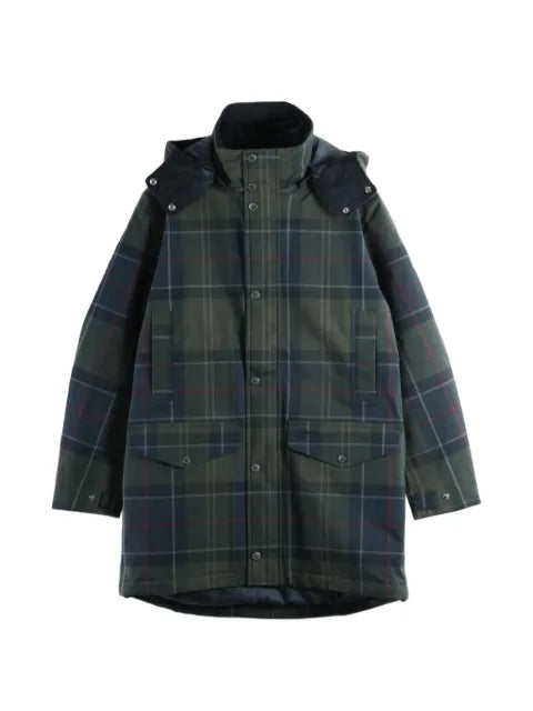 Barbour Lonnen tartan hooded jacket