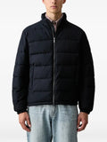 Trussardi quilted high-neck jacket