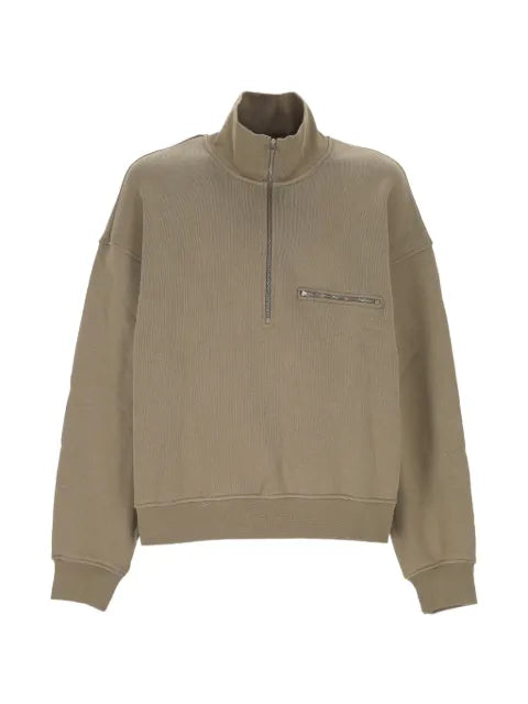 AGOLDE Pavillion half-zip chest-pocket sweatshirt