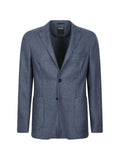 Zegna herringbone-knit blazer