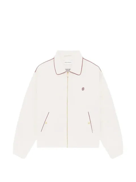 Drôle De Monsieur embroidered cotton blouson jacket