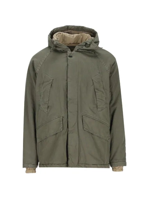 Massimo Osti Studio hooded raglan-sleeve jacket
