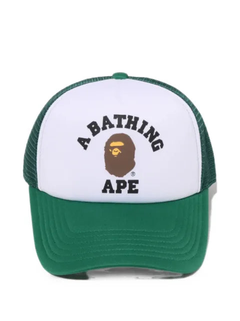 A BATHING APE® College Ape mesh-panel cap