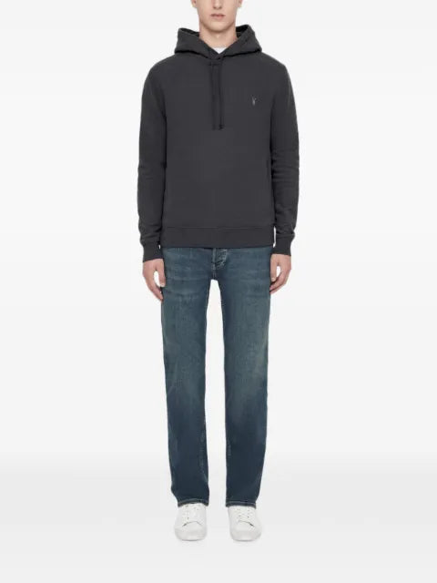 AllSaints Rave ramskull-embroidered hoodie
