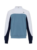 Lacoste colour-block quarter-zip sport sweatshirt