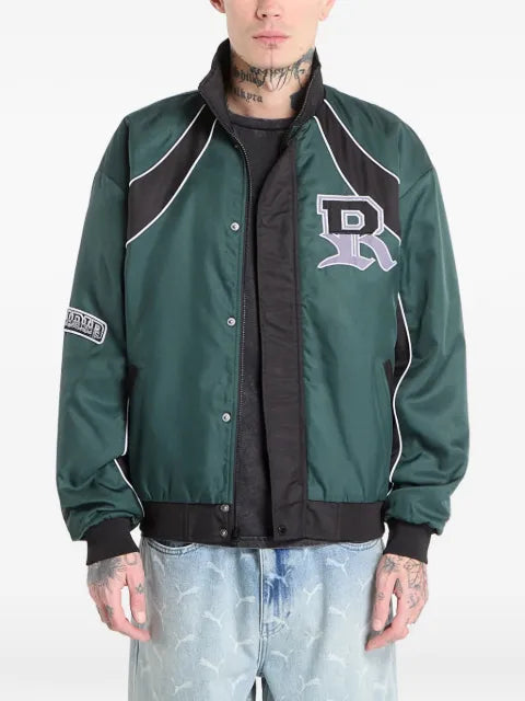 Ripndip  Athletics Race logo-patch jacket