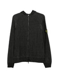 Stone Island reversible ribbed hoodie