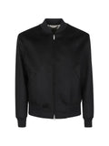 Lardini ribbed-trim bomber jacket