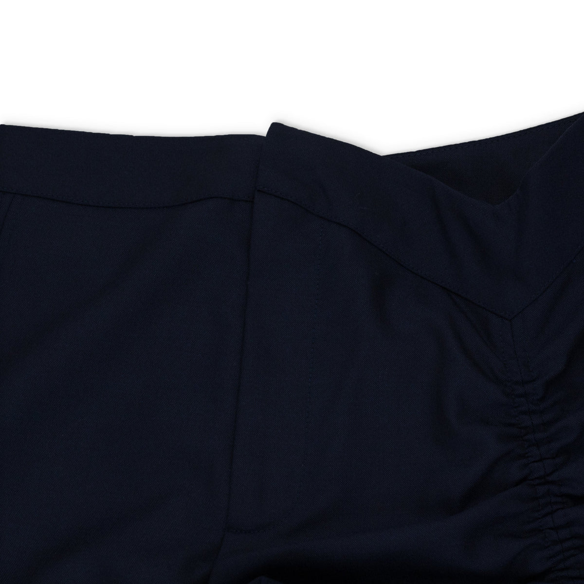 Blue Tailored Trousers V-Waistband