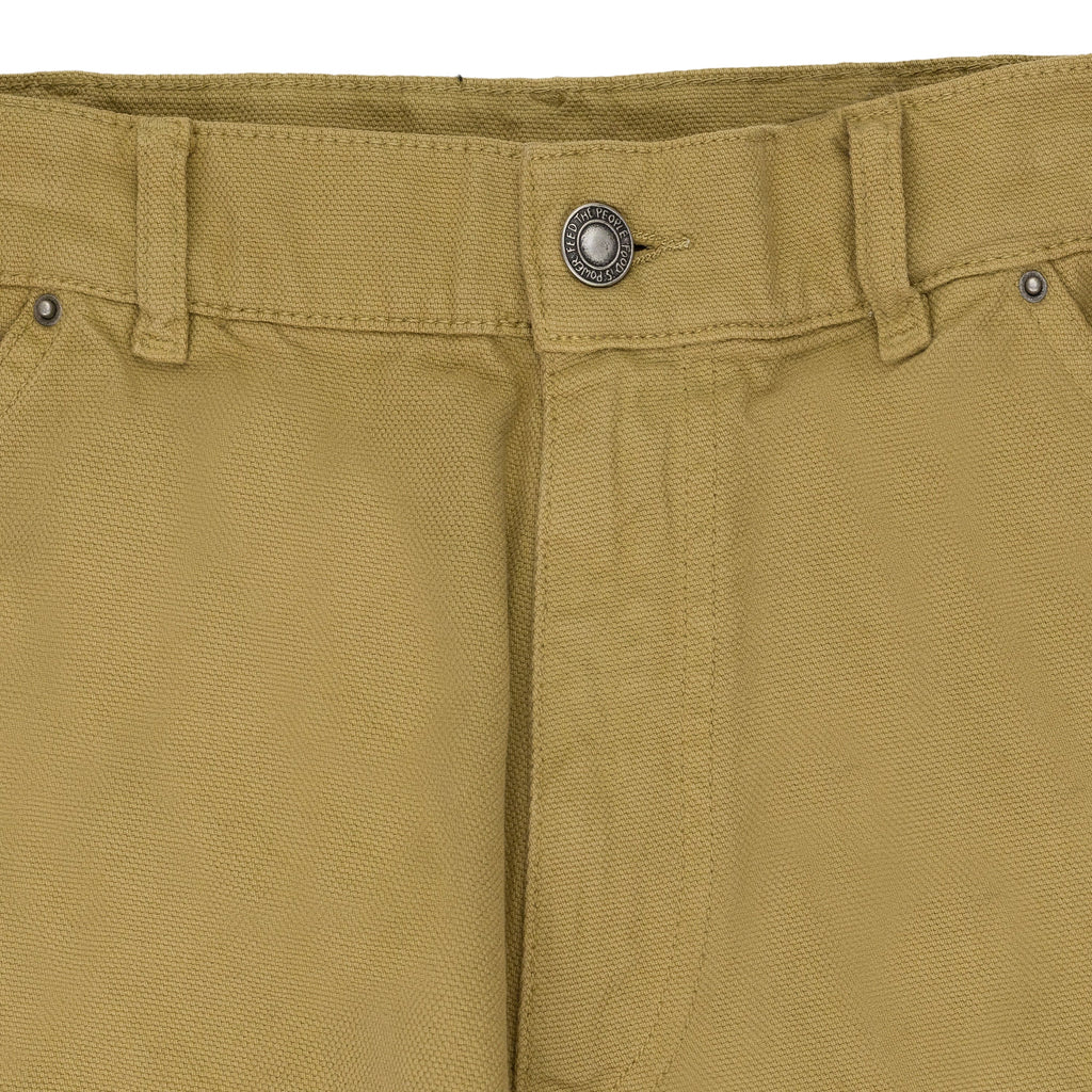 Natural Woven Double Knee Pants