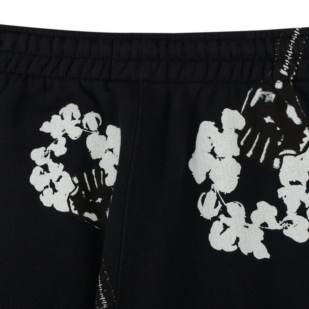 Black Hardies Fist Rhinestone Wreath Sweatpants