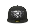 New Era 5950 Chicago Bears Tri Hit Fitted Hat