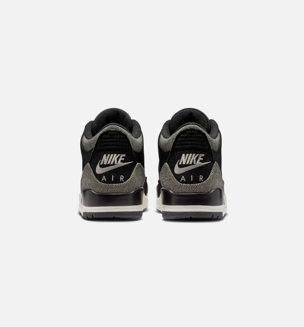 Air Jordan 3 x Levi's Black and White Men's Lifestyle Shoes - Denim/Black/Gym Red