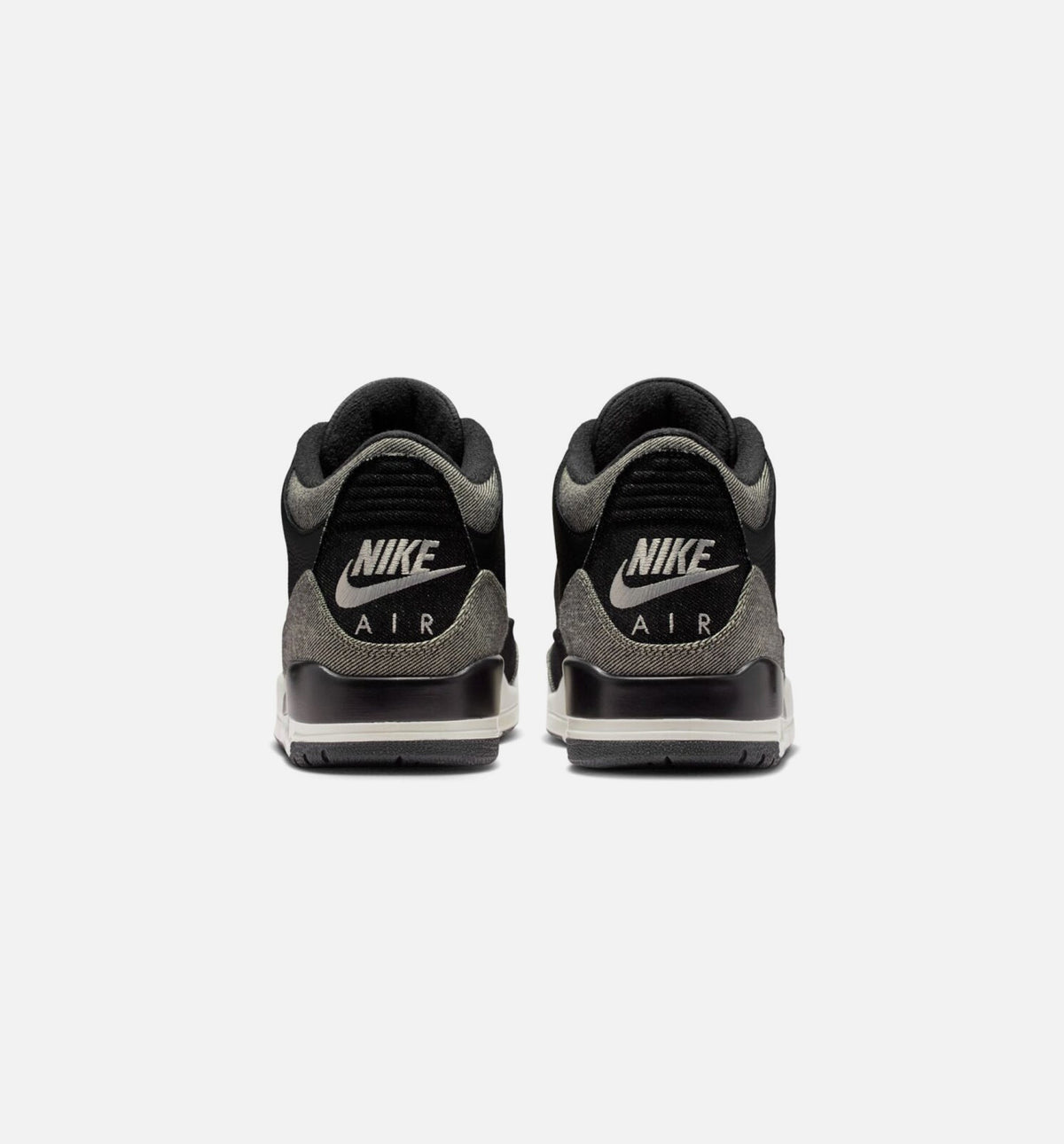 Air Jordan 3 x Levi's Black and White Men's Lifestyle Shoes - Denim/Black/Gym Red