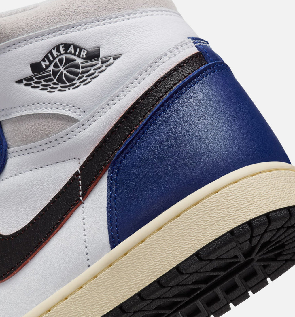 Air Jordan 1 Retro High OG Rare Air Men's – White/Black/Neutral Grey/Deep Royal Blue