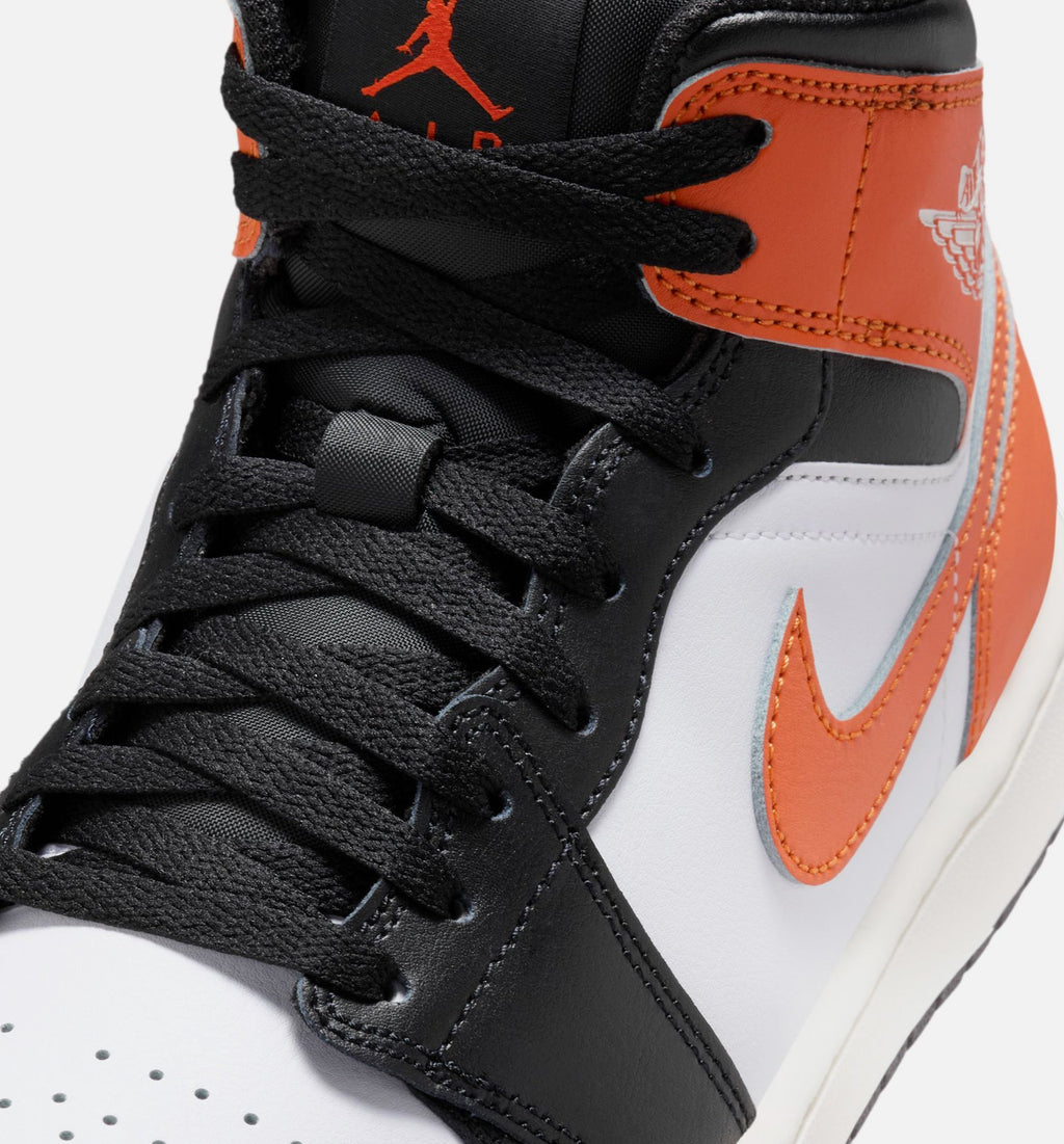 Air Jordan 1 Mid Men's – Starfish/White/Sail/Black