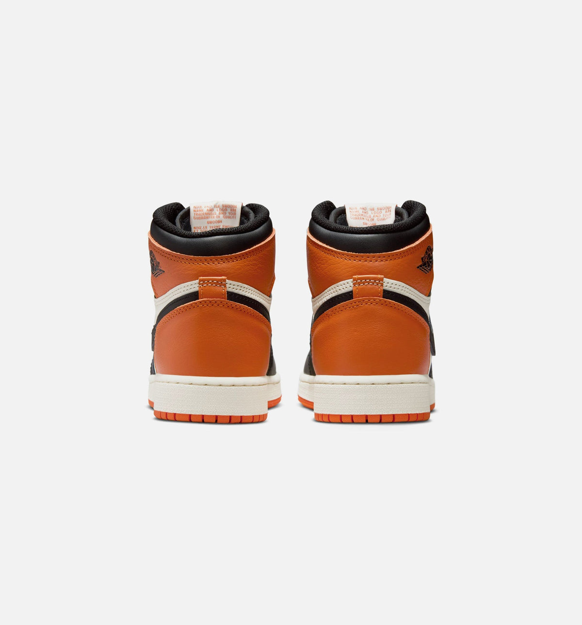 Air Jordan 1 Retro High OG Shattered Backboard Grade School Shoes - Black Sail Starfish