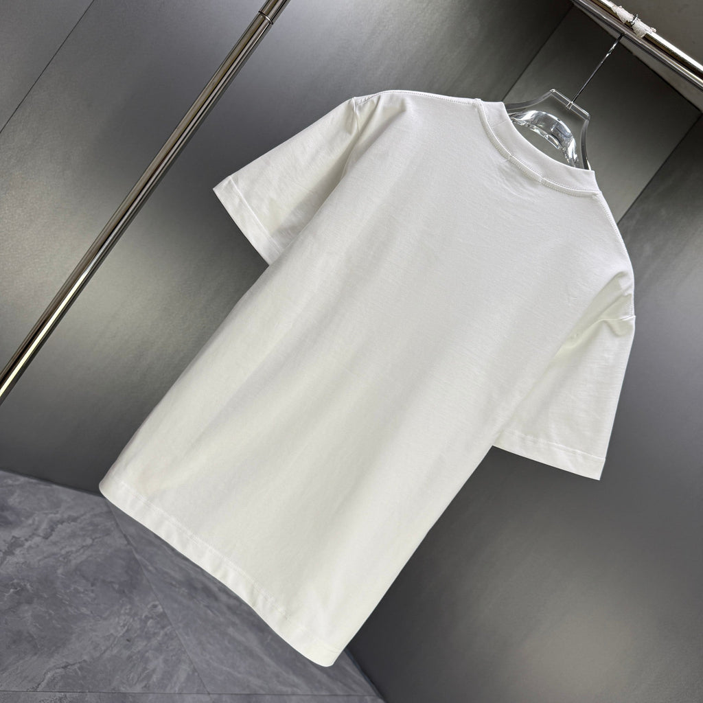 Moncler Classic Badge T-Shirt White
