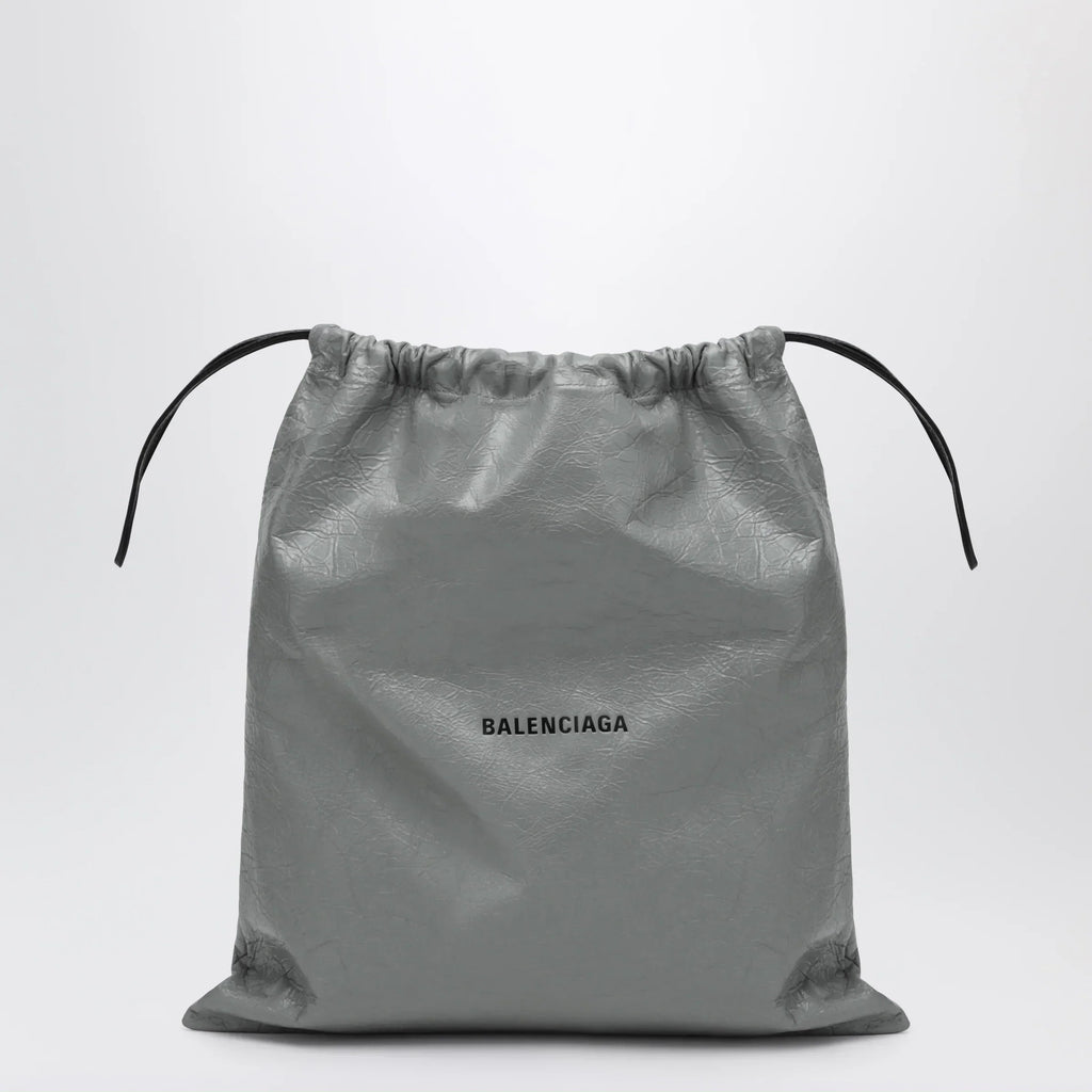 Balenciaga - La Pochette dust bag shopper in Arena lambskin grey