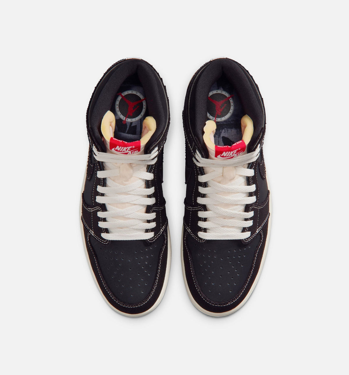 Air Jordan 1 Retro High OG Flight Club Men's Lifestyle Shoe - Black/University Red/Sail/Gum Medium Brown