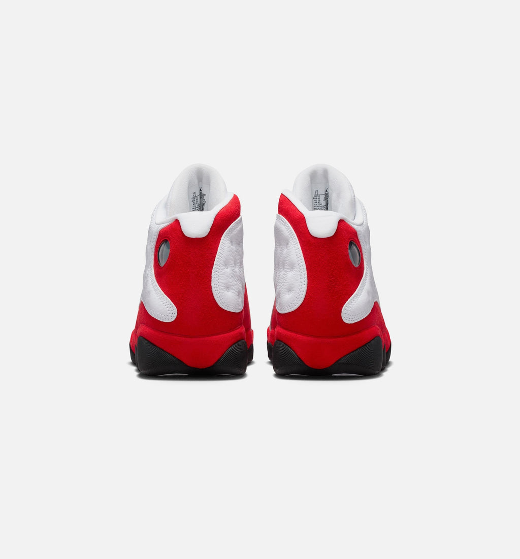 Air Jordan 13 Retro White and University Red Men's Lifestyle Shoe – White/Black/True Red
