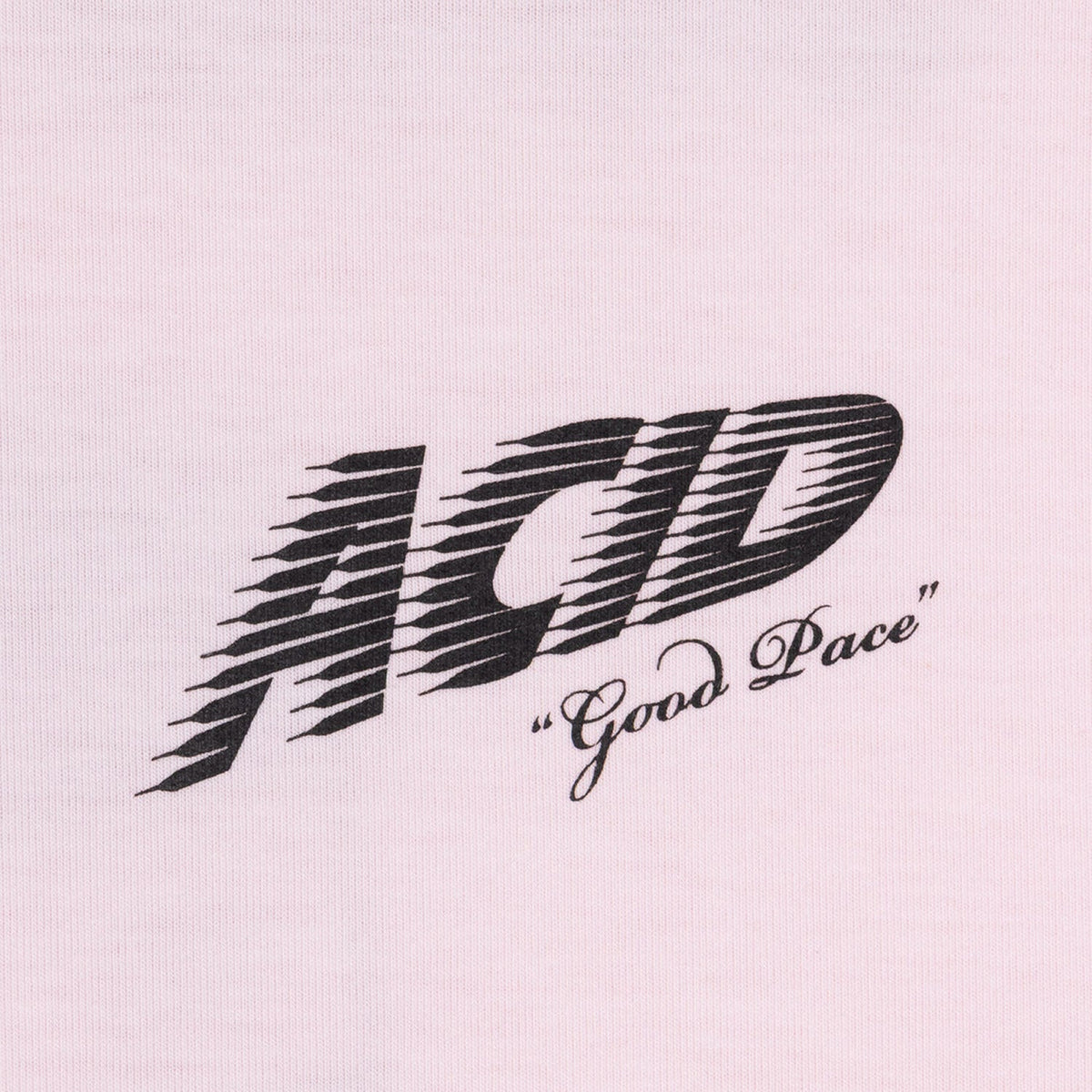 Acid Running Good Pace T-Shirt: Iced Pink