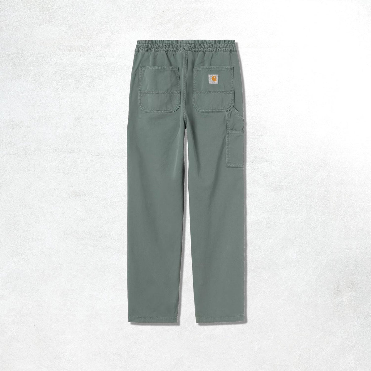 Carhartt WIP Flint Pant: Velvet Green Garment Dyed