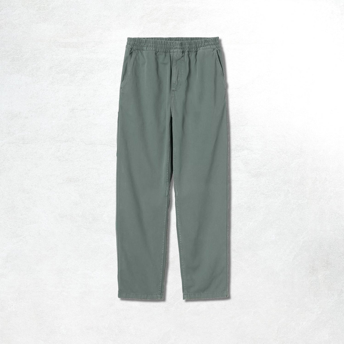 Carhartt WIP Flint Pant: Velvet Green Garment Dyed
